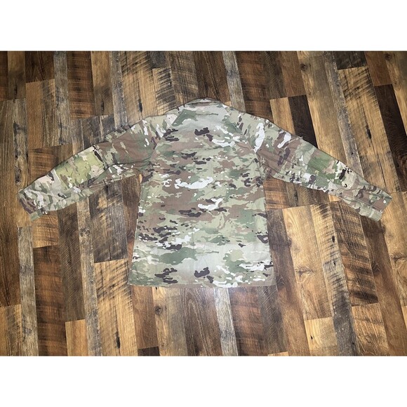 Military Camo Fatigue Jacket Combat Jacket Size Medium Long OCP - Picture 3 of 5